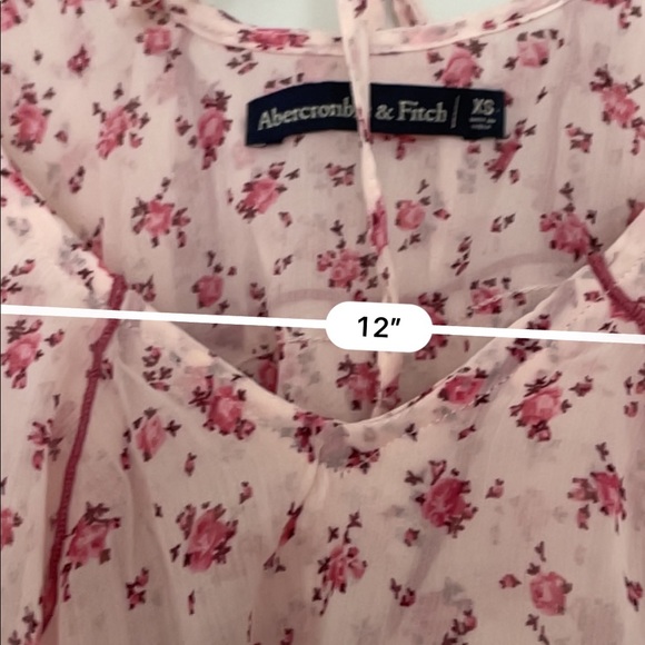 Abercrombie & Fitch floral asymmetrical tank top - Picture 4 of 4
